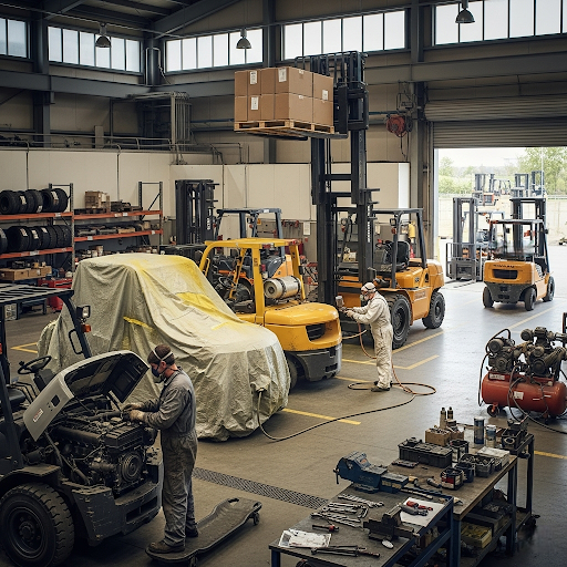 SERVIS FORKLIFT perbaikan dan perawatan